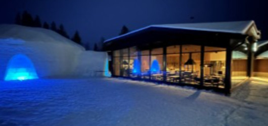 Lapland Hotels SnowVillage Lasi Ravintola Glass Restaurant lapland-hotels-snowvillage-lasi-ravintola-glass-restaurant